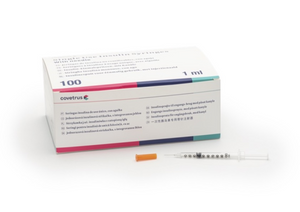 Disposable Insulin Syringe U100 30G x 1/2" (0.3x12mm) [1ml] 100 pcs