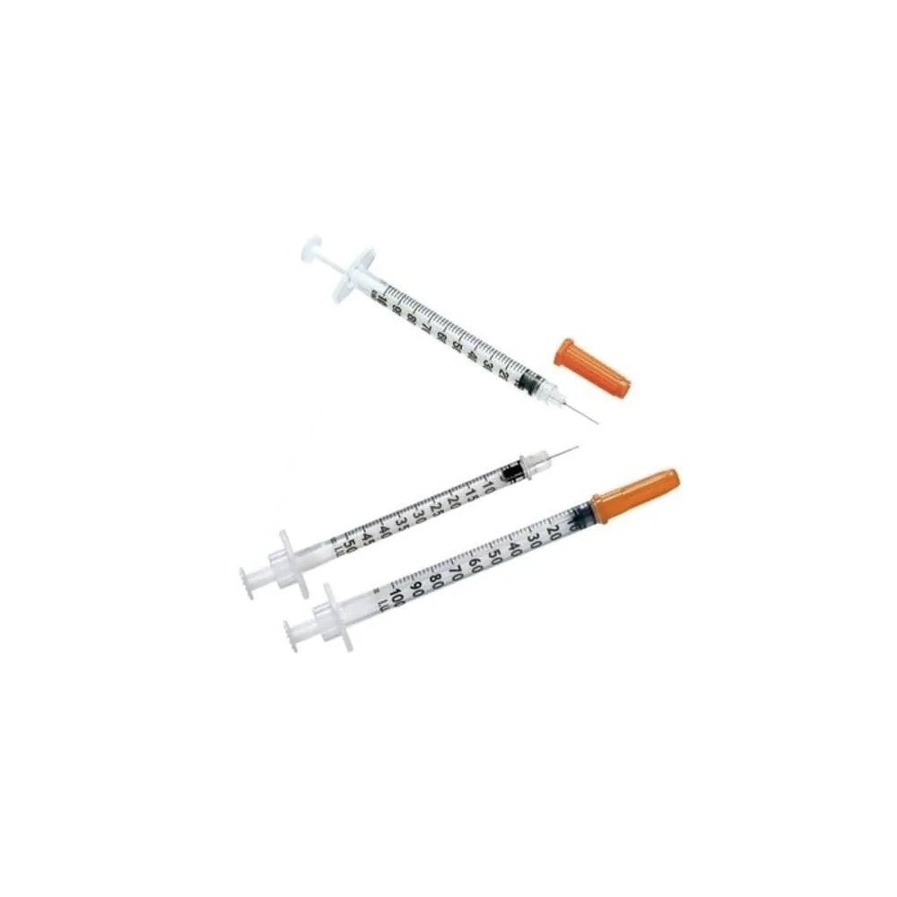 Disposable Insulin Syringe U40 30G x 1/2" (0,3x12mm) 100's - Shopivet.com