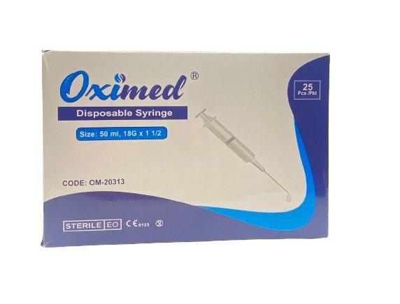 Disposable Syringe 50ml 25pieces - Shopivet.com