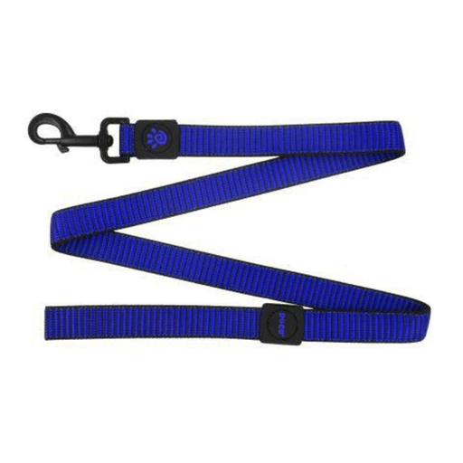 Doco 4ft Signature Nylon Leash (DCSN1048) - Color: Blue, Size S - Shopivet.com