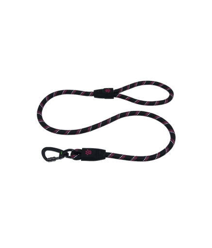 Doco 5ft Reflective Rope Leash With Click & Lock Snap (DCROPE5060)[Color - Purple, Size - S] - Shopivet.com