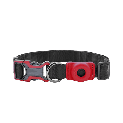 DOCO® AirTag D - ring Collar 2.0 x 34 - 51cm(M) Black - Shopivet.com