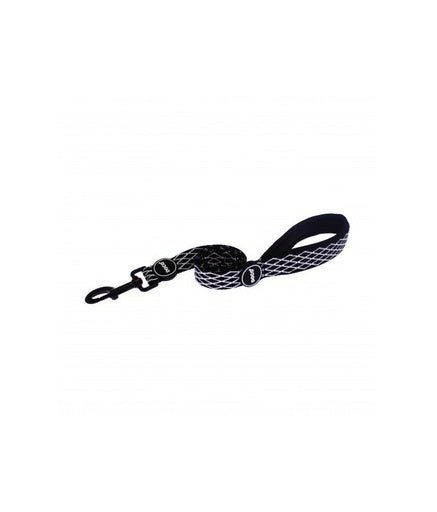 DOCO Diamante Leash With Handle 4ft (DPN1048) - 2.5 X 120cm[Color - Black, Size - M] - Shopivet.com