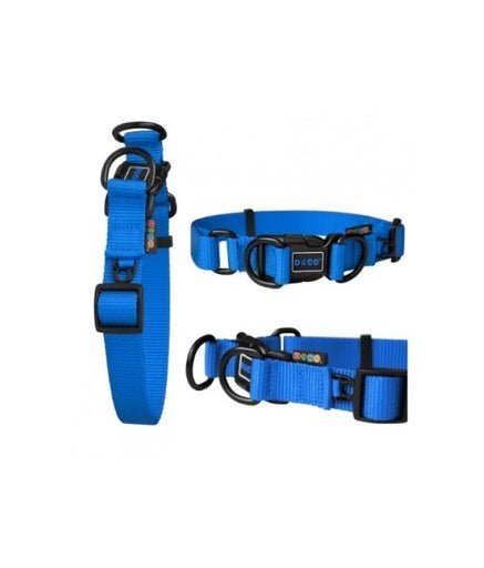 DOCO Double D (DD) - Ring Nylon Collar (DCS005)[Color - Blue, Size - XL] - Shopivet.com