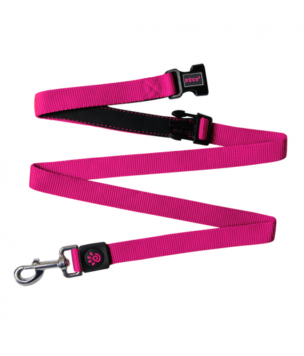 DOCO® Easy - Snap - HANDS FREE Leash 6ft (DCS2072)[Color - Pink, Size - M] - Shopivet.com