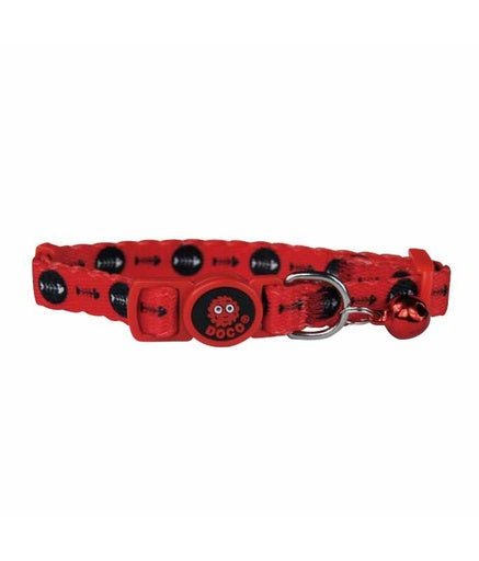 DOCO® LOCO Cat Collar Pattern Printed (DCAT002)[Texture - Red Fish] - Shopivet.com