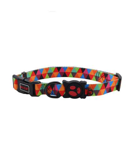 DOCO LOCO Collar - (DCL002)[Size - S, Texture - Triangles] - Shopivet.com