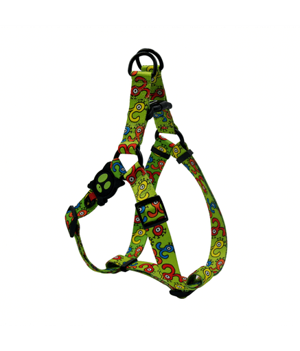 DOCO® LOCO Step - In Harness (DCL202)[Texture - Green Monster, Size - L] - Shopivet.com