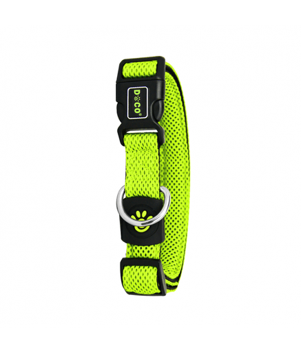 Doco Puffy Mesh Collar (DCA102)[Size - S, Color - Lemon] - Shopivet.com