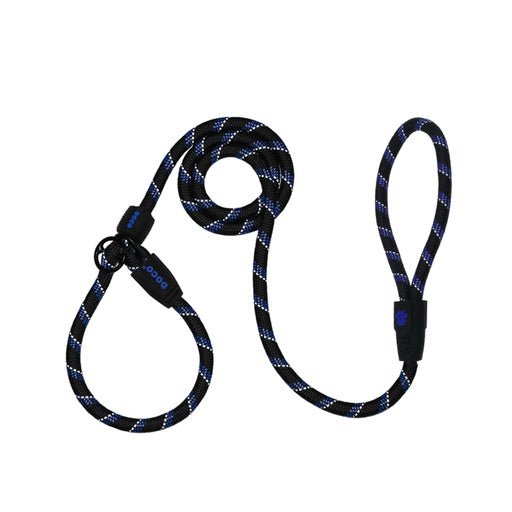 DOCO Reflective Rope - Slip On Collar Leash 5ft L Ø13mm x 150cm+30cm (DCROPE0055060L)Blue - Shopivet.com