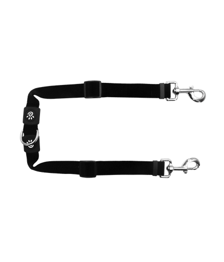 DOCO® Signature Coupler Nylon Dog Leash - Adjustable Length (DCSX2)[Color - Black, Size - S] - Shopivet.com