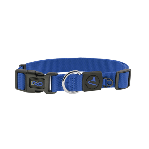 DOCO® Signature Nylon Collar - 3.8 x 51 - 78cm(XL) - Navy Blue - Shopivet.com