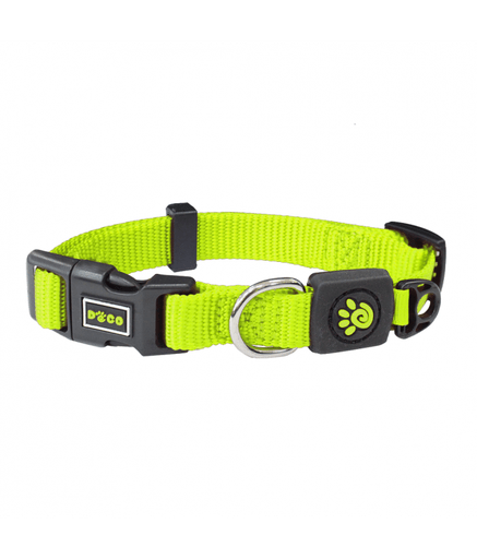 DOCO Signature Nylon Collar (DCSN002)[Size - M, Color - Lemon] - Shopivet.com