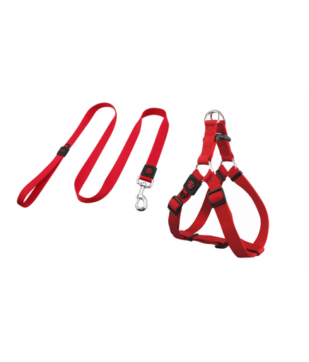 DOCO® Signature Step - In Harness+Nylon Leash - 4ft (DCSN202+1048)[Color - Maroon, Size - S] - Shopivet.com