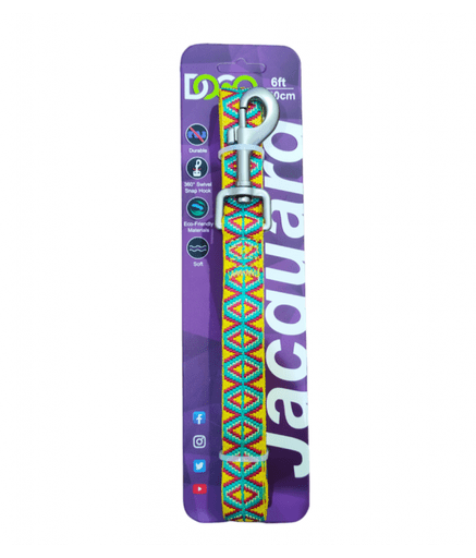 DOCO® Stitched - Weaved Dog Leash 6ft (DCJ1072)[Size - S, Color - D16] - Shopivet.com
