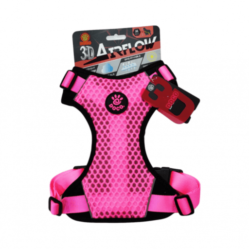 DOCO® Super Comfortable 3D Foam Harness (DCA313) - Pink, Sizes - M - Shopivet.com