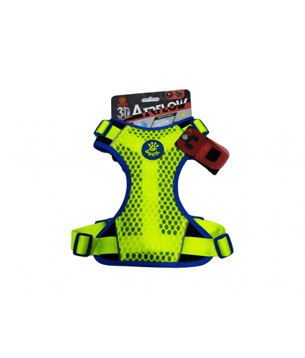 DOCO® Super Comfortable 3D Foam Harness (DCA313)[Size - XL, Color - Safety Lime] - Shopivet.com