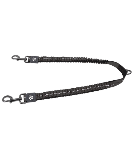 DOCO® VARIO Bungee Coupler Nylon Dog Leash - BUNGEE CORD (DCVX2)[Color - Grey, Size - S] - Shopivet.com