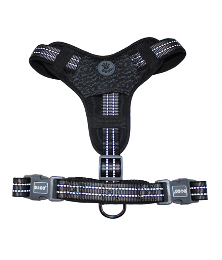 DOCO® VARIO Chest Plate Harness w/Neoprene (DCV206)[Color - Grey, Size - L] - Shopivet.com