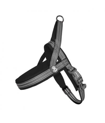 Doco Vario Neoprene Harness Reflective (DCV201)[Color - Grey, Size - S/M] - Shopivet.com