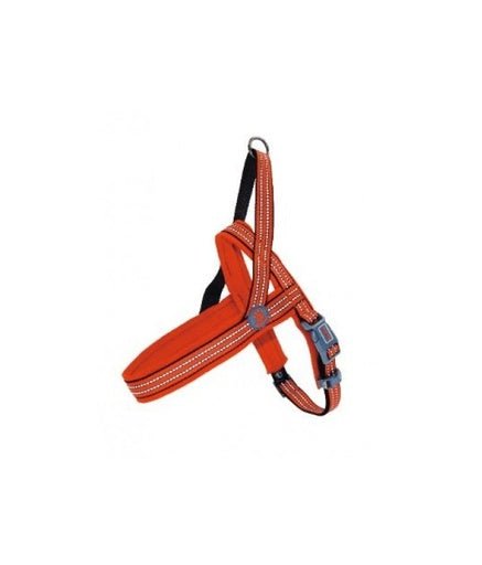 Doco Vario Neoprene Harness Reflective (DCV201)[Color - Orange, Size - S/M] - Shopivet.com