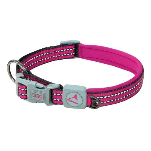 DOCO® VARIO O - Ring Collar Reflective 1.5 x 39 - 44cm(S) R.Pink - Shopivet.com