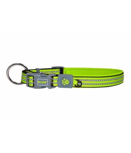 DOCO VARIO O - Ring Collar with Reflective Stitching[Size - M, Color - Lemon] - Shopivet.com