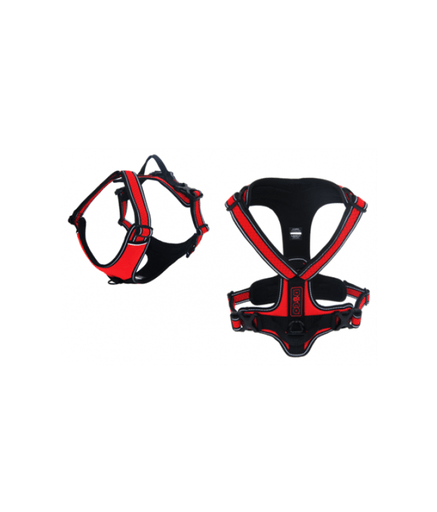 Doco Vertex Front Range Harness - 3m Reflective[Color - Maroon, Size - M] - Shopivet.com