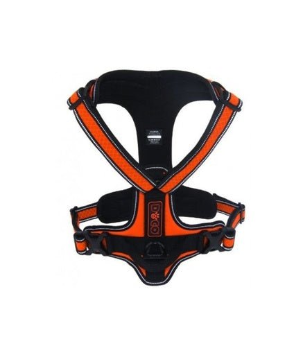 Doco Vertex Front Range Harness - 3m Reflective[Color - Orange, Size - M] - Shopivet.com