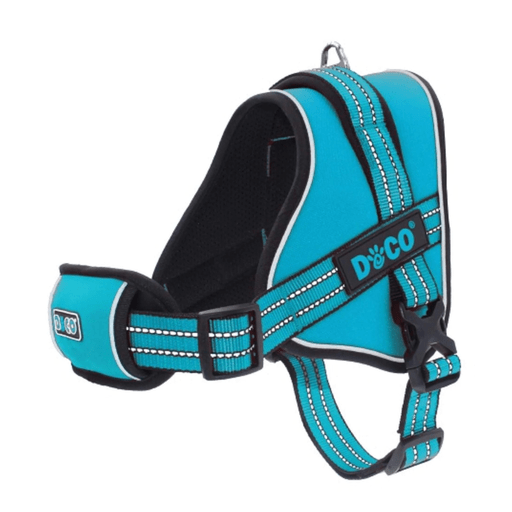 DOCO® VERTEX Power Harness 3.2 x 78 - 96cm(L) Turquoise - Shopivet.com