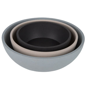 District 70 Bamboo Dog Bowl - DARK GREY Small
