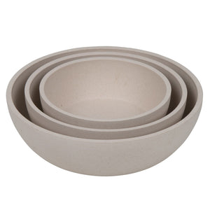 District 70 Bamboo Dog Bowl - MERENGUE Medium