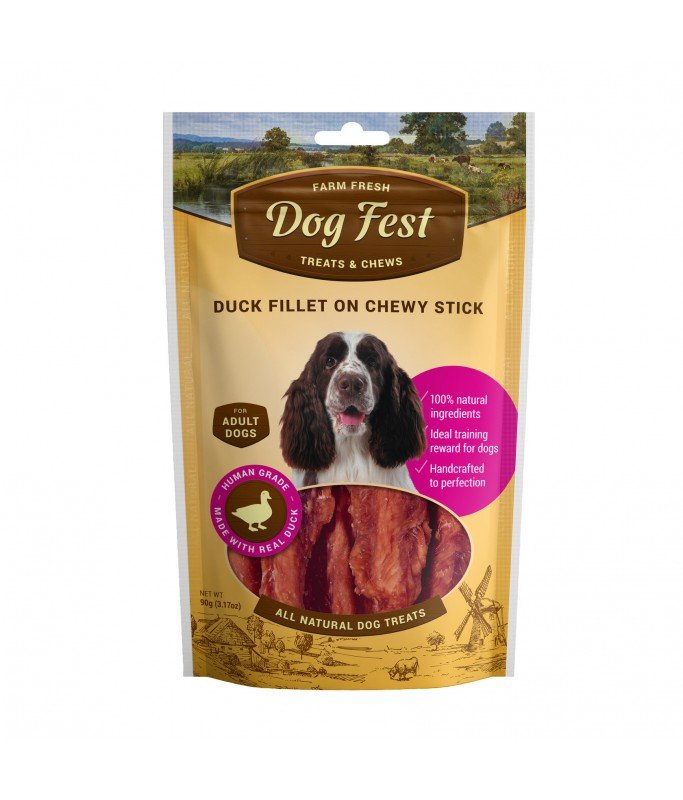 Dog Fest On A Chewy Stick For Adult Dogs - 90g - Shopivet.com