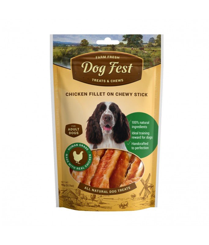 Dog Fest On A Chewy Stick For Adult Dogs - 90g - Shopivet.com