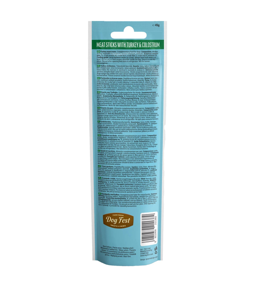 Dog Fest Stick With Colostrum 45g - Shopivet.com