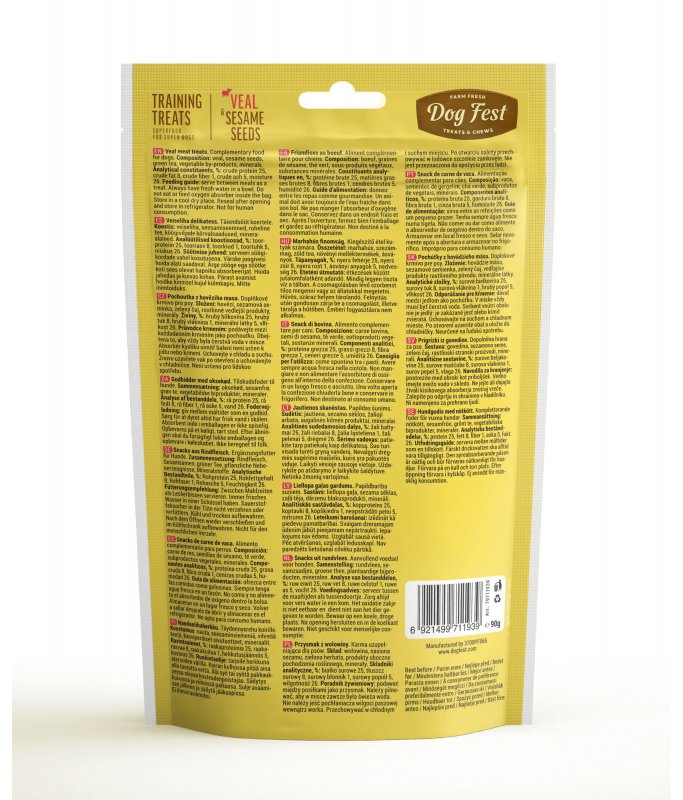 Dog Fest Training Treats 90g - Shopivet.com