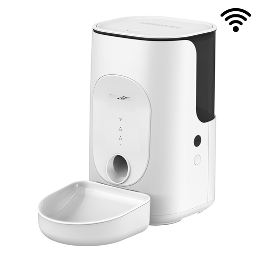 Dogness Rover Smart Feeder For Pets (App Controlled) - White - Shopivet.com