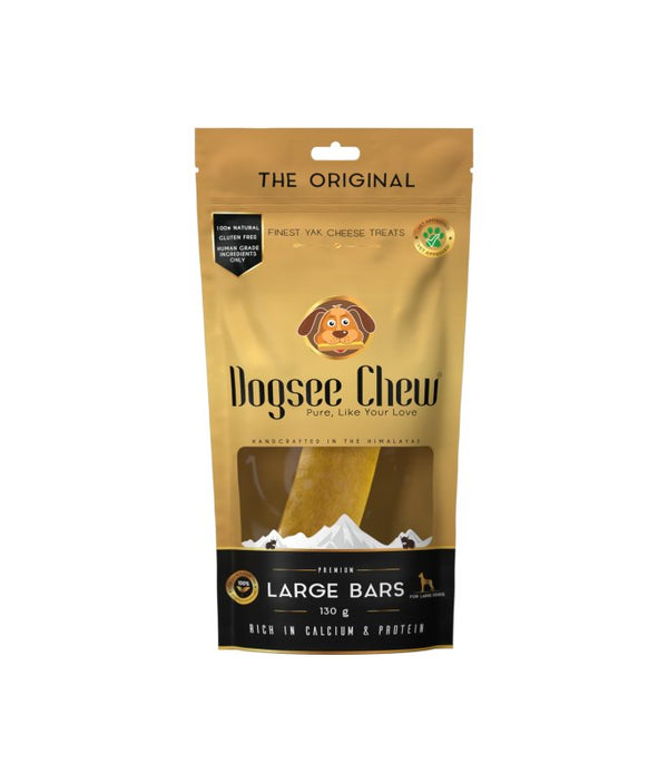 Dogsee Large Bars: Long - Lasting Dental Chews For Large Dogs 130g - Shopivet.com