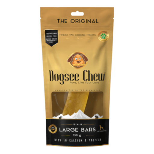 Dogsee Large Bars: Long - Lasting Dental Chews for Large Dogs 130g - Shopivet.com