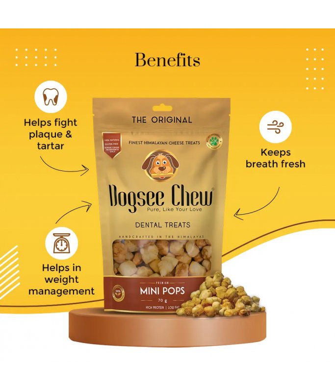 Dogsee Mini Pops: Mini Bite - Sized Dog Training Treats 70g - Shopivet.com