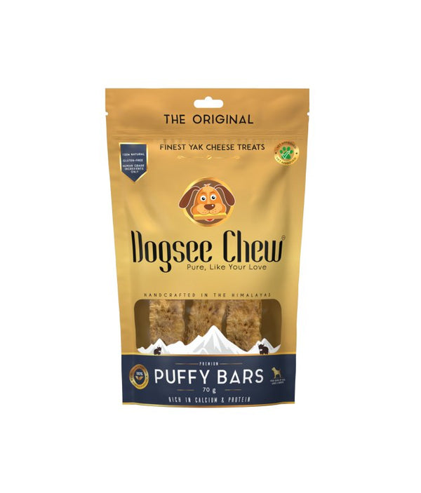 Dogsee Puffy Bars: Soft Dental Dog Treats 70g - Shopivet.com