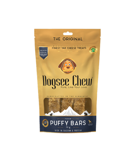 Dogsee Puffy Bars: Soft Dental Dog Treats 70g - Shopivet.com