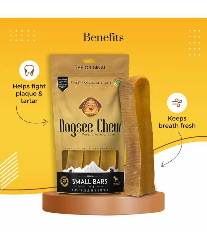 Dogsee Small Bars: Long - Lasting Dental Chews For Small Dogs 100g - Shopivet.com