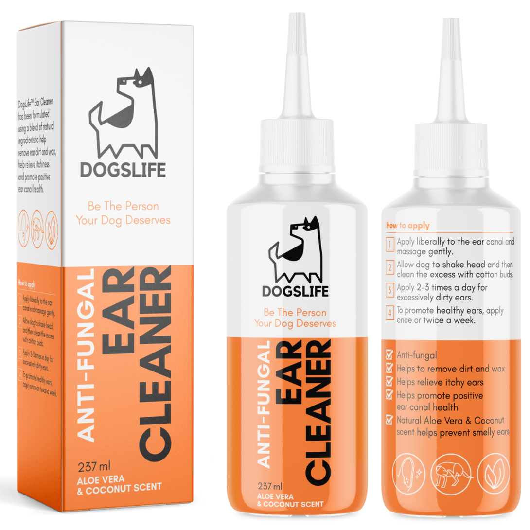 DogsLife Anti - Fungal Ear Cleaner Dog 237ml - 237ml - Shopivet.com