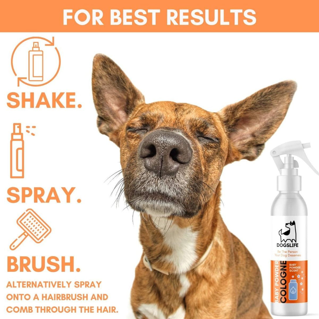 DogsLife Baby Powder Cologne Dog Spray 250ml - Shopivet.com