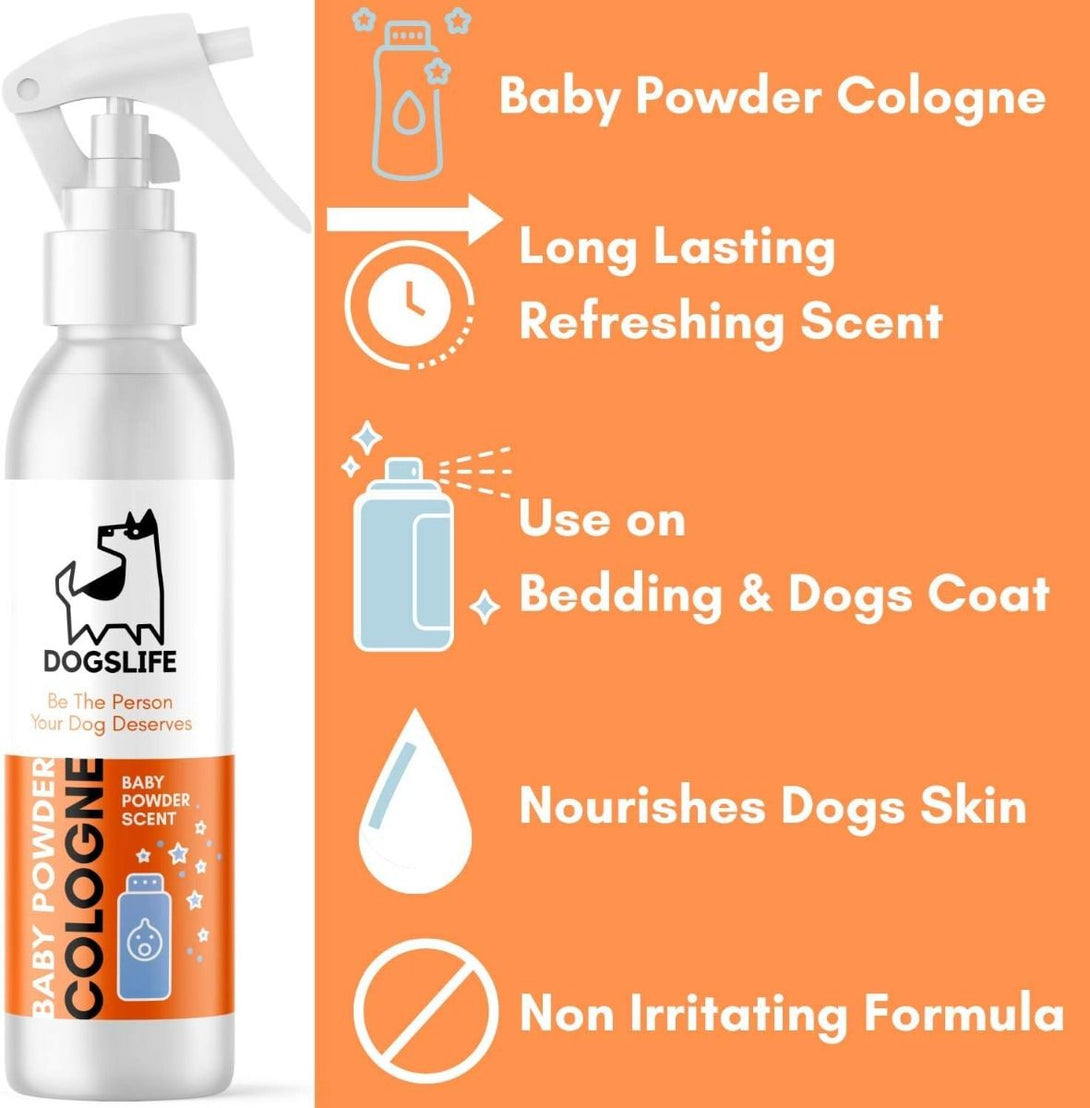 DogsLife Baby Powder Cologne Dog Spray 250ml - Shopivet.com