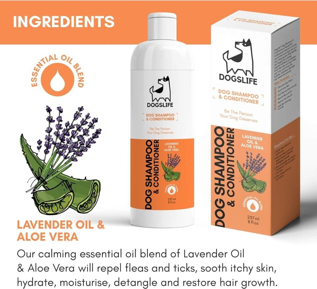 DogsLife Dog Shampoo & Conditioner 237ml - 237ml - Shopivet.com