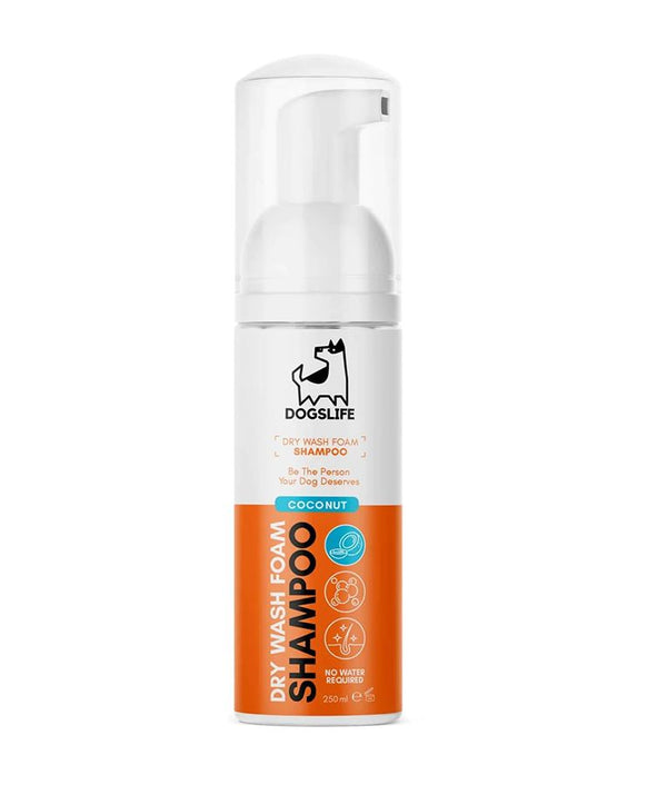 DogsLife Drywash Coconut Dog Shampoo 200ml - 200ml - Shopivet.com