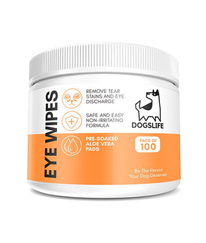 DogsLife Eye Wipes Aloe Vera Dog 100pcs - Shopivet.com