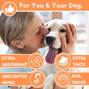 DogsLife Unscented Grooming Dog Wipes 100pcs - Shopivet.com